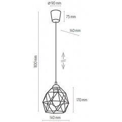 Люстра-підвіс TK LIGHTING 1638