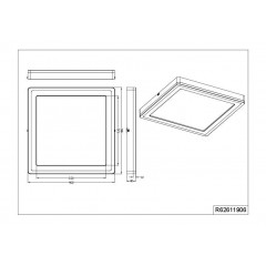 Стельовий світильник Trio Slide R62611906