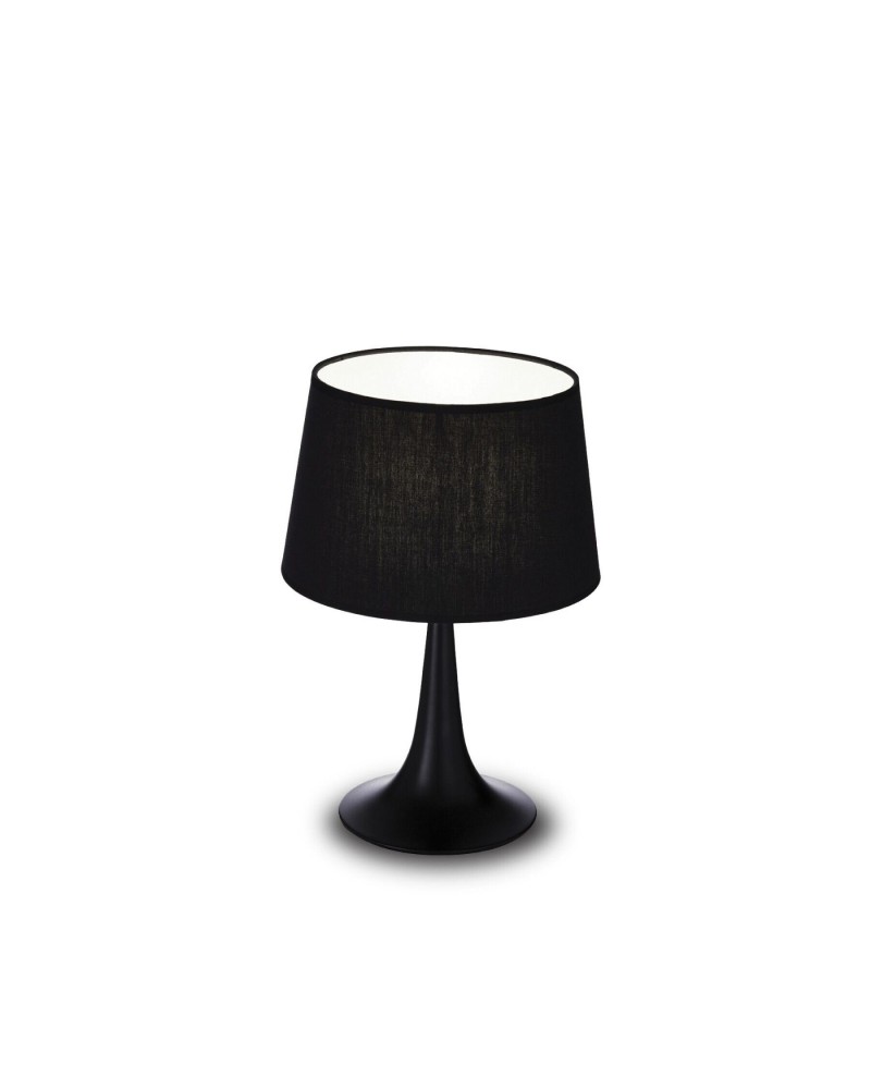 Декоративна настільна лампа Ideal lux London TL1 Small Nero (110554)