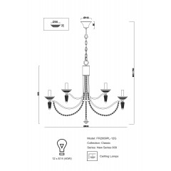 Люстра Freya FR2009PL-12G