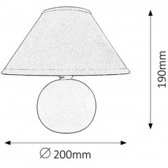 Декоративна настільна лампа Rabalux 4901 Ariel