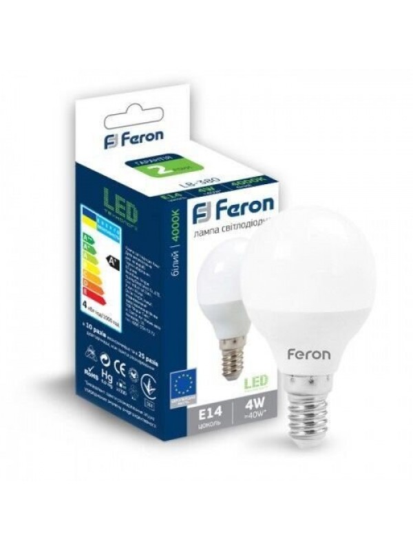 Світлодіодна лампа Feron LB-380 4W E14 4000K