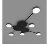 Люстра сучасна стельова Svoji SV0001-6 BK 4000K