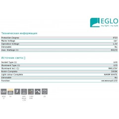 Меблева підсвітка Eglo 94684 Baliola