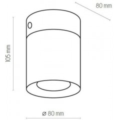 Точковий накладний світильник TK LIGHTING 6508