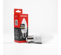 Лампа світлодіодна ETRON Light 1-ELP-029 C37 4W 3000K E27