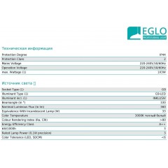 Світильник для ванної Eglo 63749 Friscoli Pro