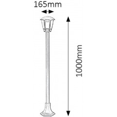 Світильник вуличний Rabalux 8129 Sorrento
