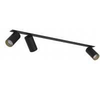 Спот з трьома лампами Nowodvorski 7691 MONO SURFACE III BLACK/GOLD PL