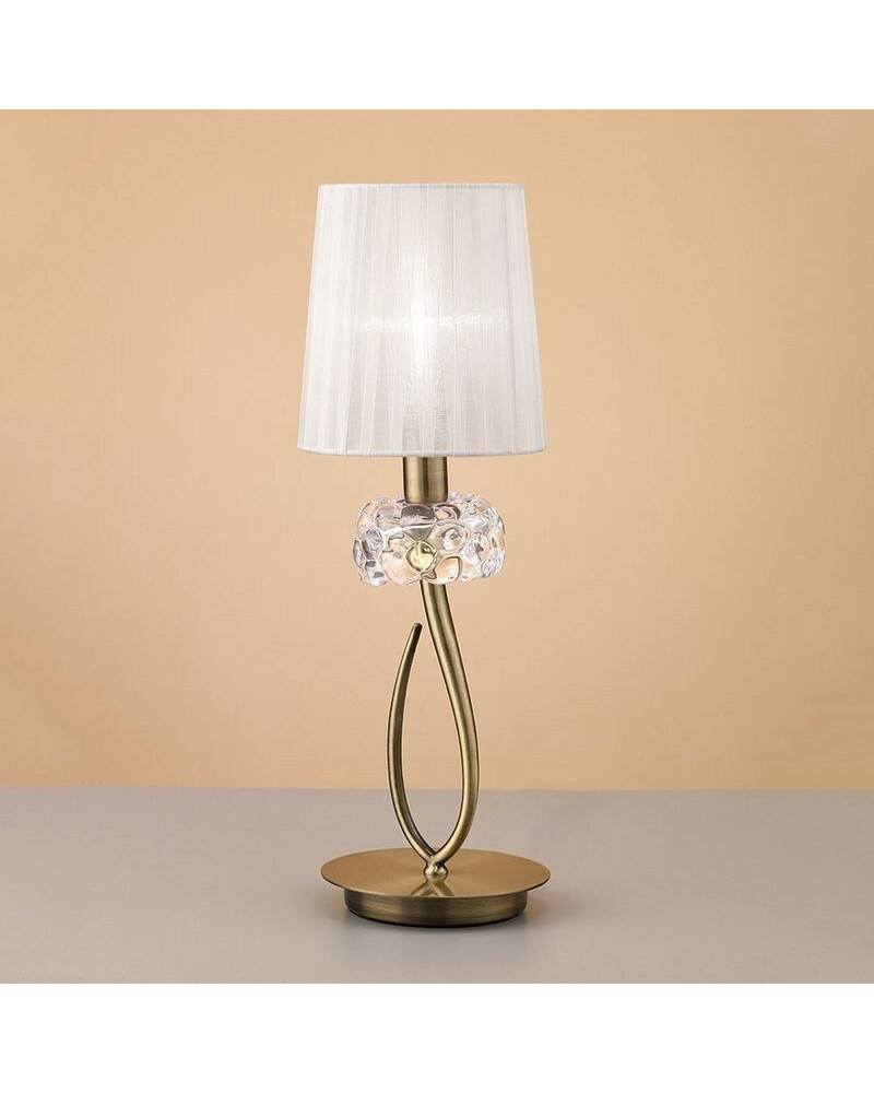 Декоративна настільна лампа Mantra 4737 LOEWE ANTIQUE BRASS