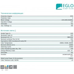 Настільна лампа Eglo 93901 Sellano