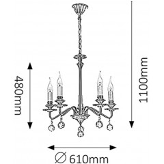 Люстра Rabalux 7058 Beatrice