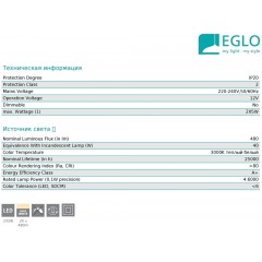 Спот з двома лампами Eglo 92104 Hania