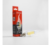 Лампа світлодіодна ETRON Filament 1-EFP-129 С37 tailed 8W 3000K E14