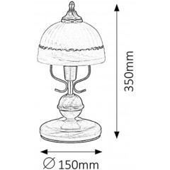 Декоративна настільна лампа Rabalux 8812 Flossi