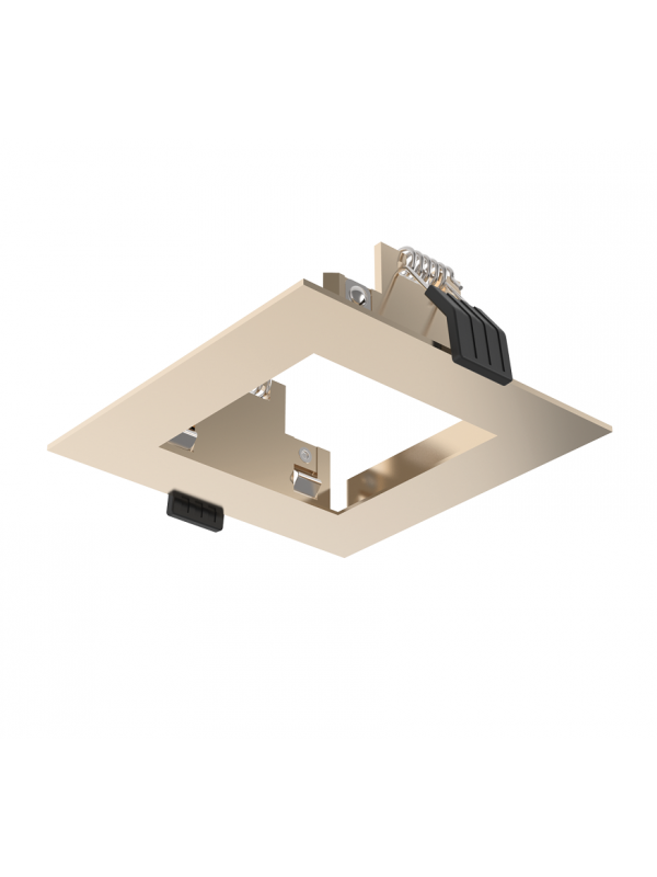 Точковий врізний світильник Ideal lux 208749 Dynamic Frame Square Gold