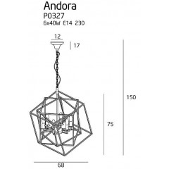 Люстра декоративна Maxlight P0327 Andora