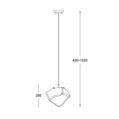 Люстра-підвіс Zuma Line Rock Pendant P0488-01A-F4AC