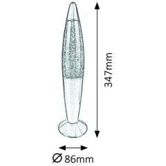 Дитяча настільна лампа Rabalux 7008 GLITTER RAINBOW