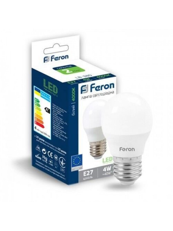 Світлодіодна лампа Feron LB-380 4W E27 4000K