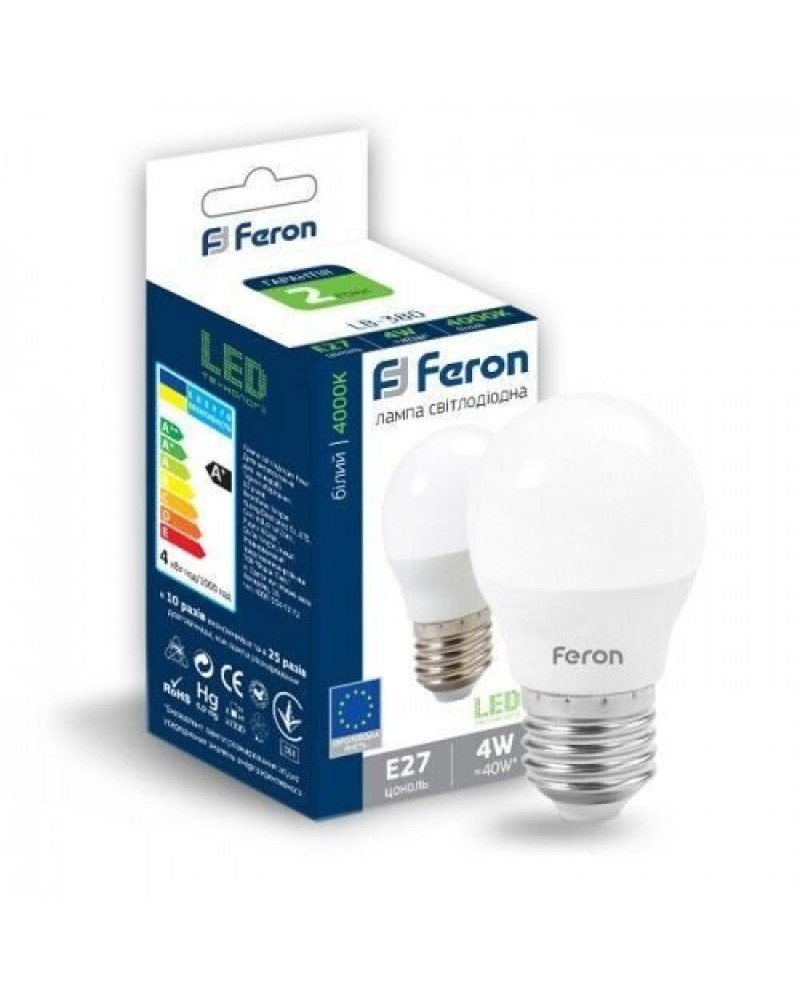 Світлодіодна лампа Feron LB-380 4W E27 4000K