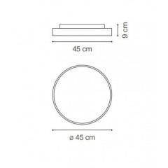 Стельовий світильник Ideal lux 223209 Halo PL1 D45 3000K