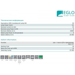 Декоративна лампа Eglo 12576 ST95 6W E27