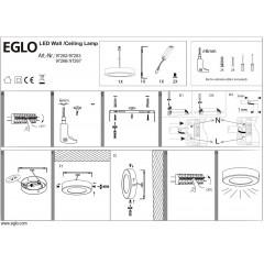 Стельовий світильник Eglo 97266 Fueva 1