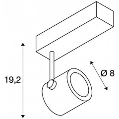 Світильник для трекової системи SLV 152661