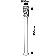 Світильник вуличний Rabalux 8890 BUDAPEST
