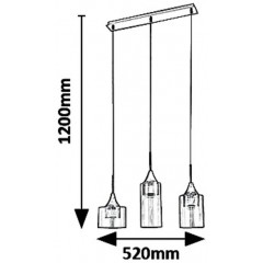 Люстра-підвіс Rabalux 6350 CANDICE