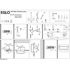 Стельовий світильник Eglo 97553 Fueva 1