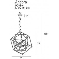 Люстра декоративна Maxlight P0328 Andora