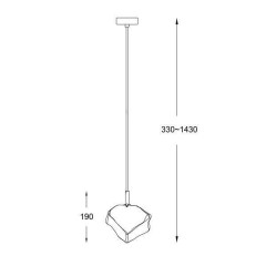 Люстра-підвіс Zuma Line Rock Pendant P0488-01F-F4AC