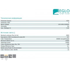 Люстра сучасна стельова Eglo 99321 RONCADE 1