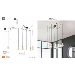 Люстра-підвіс TK lighting 8637 Qualle