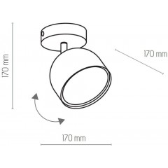 Бра спрямованого світла TK LIGHTING 3419