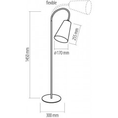 Торшер декоративний TK lighting 3079 Wire Black