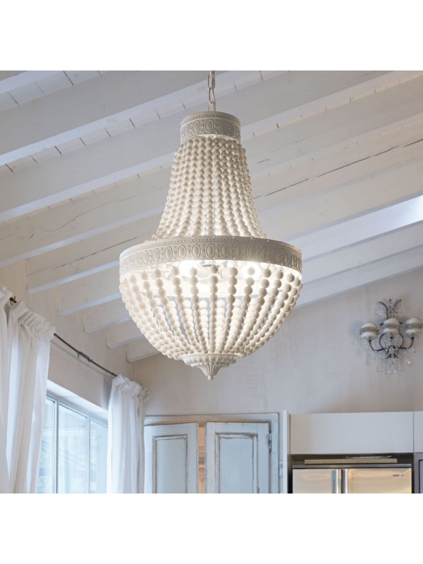 Люстра класична Ideal lux Monet SP5 Bianco (162737)