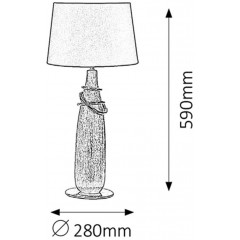 Декоративна настільна лампа Rabalux 4390 Evelyn