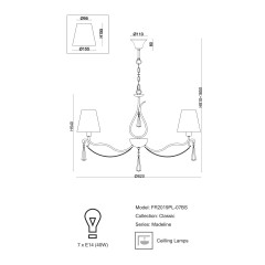 Люстра Freya FR2019PL-07BS