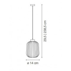 Люстра-підвіс Ideal lux 248554 Mint-1 SP1 Green