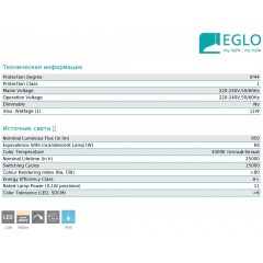 Світильник вуличний Eglo 95981 Oncala