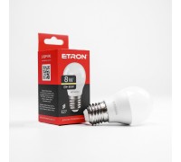 Лампа світлодіодна ETRON Light 1-ELP-041 G45 8W 3000K E27