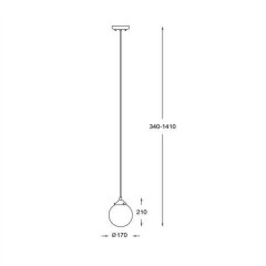 Люстра-підвіс Zuma Line Riano Pendant P0454-01D-F7AC