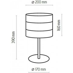 Декоративна настільна лампа TK LIGHTING 5056