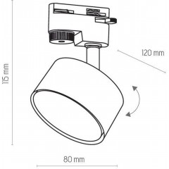 Світильник для трекової системи TK LIGHTING 4397