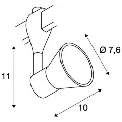 Світильник для трекової системи SLV 184630