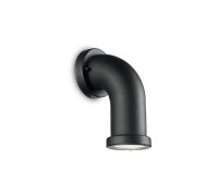 Настінний вуличний світильник Ideal lux Pipeline AP1 Nero (160559)