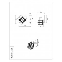 Бра спрямованого світла Trio Jail R81351106